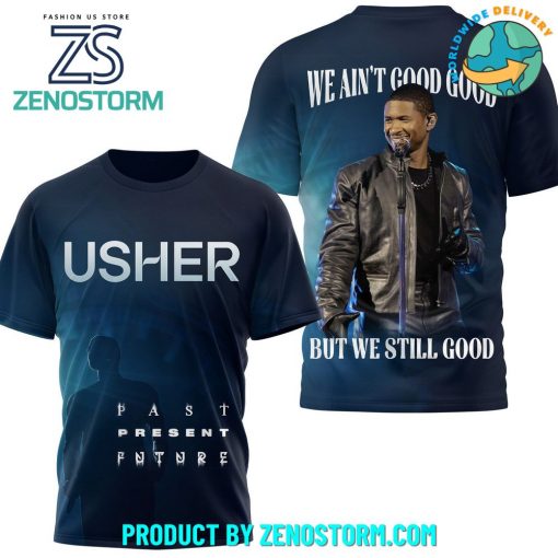 Usher American Singer Past Present Future Tour Shirt