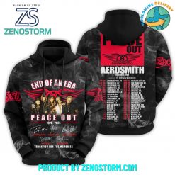 Aerosmith End Of An Era 2024 Hoodie Zip Hoodie Sweatshirt