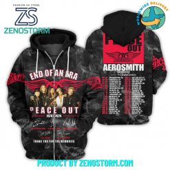 Aerosmith End Of An Era 2024 Hoodie Zip Hoodie Sweatshirt