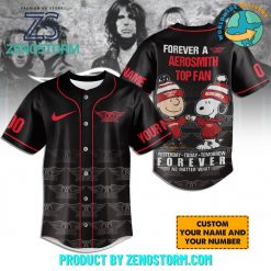 Aerosmith Forever A Top Fan Customized Baseball Jersey