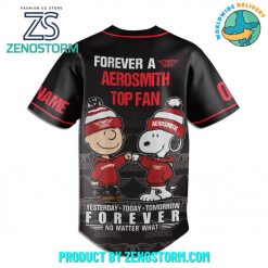 Aerosmith Forever A Top Fan Customized Baseball Jersey