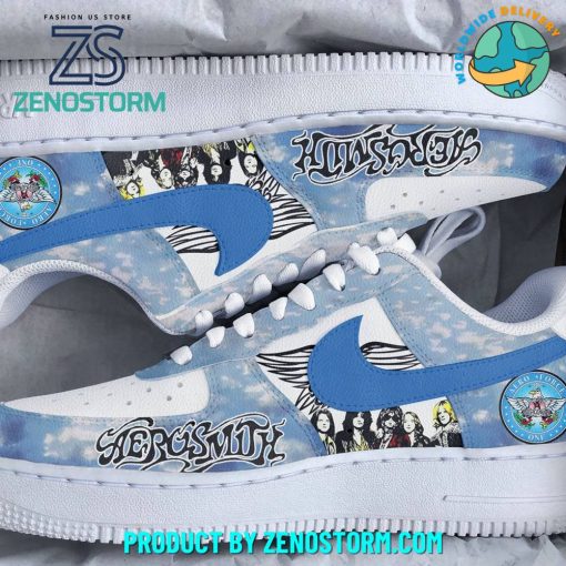 Aerosmith Rock Band Limited Edition Sky Blue Nike Air Force 1