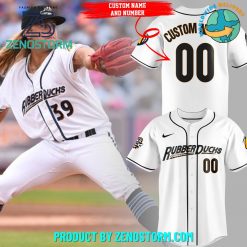 Akron RubberDucks Limited Edition Customized Baseball Jersey