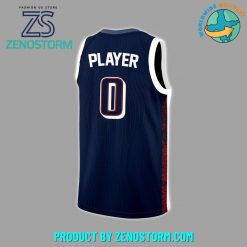 American Team Customized Blue Nike Basketball Jersey 2024