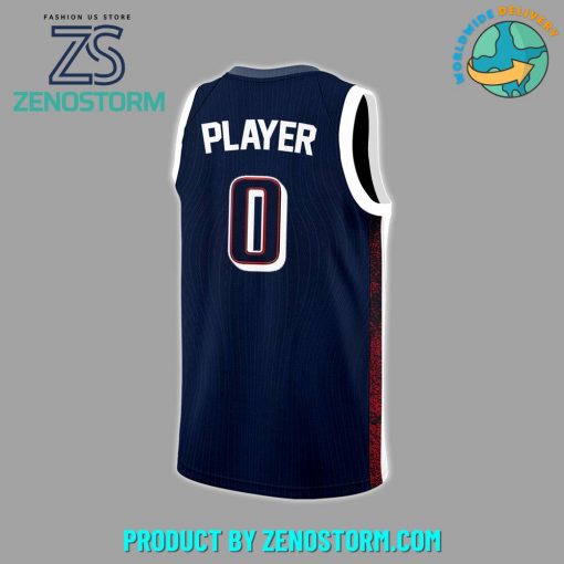 American Team Customized Blue Nike Basketball Jersey 2024