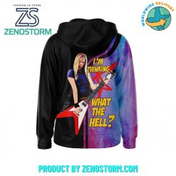 Avril Lavigne Im Thinking What The Hell Zip Hoodie