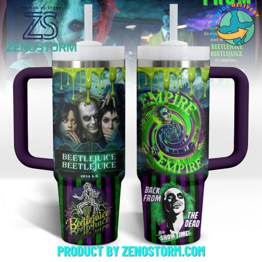 Beetlejuice Beetlejuice 2024 It’s Show Time Stanley Tumbler