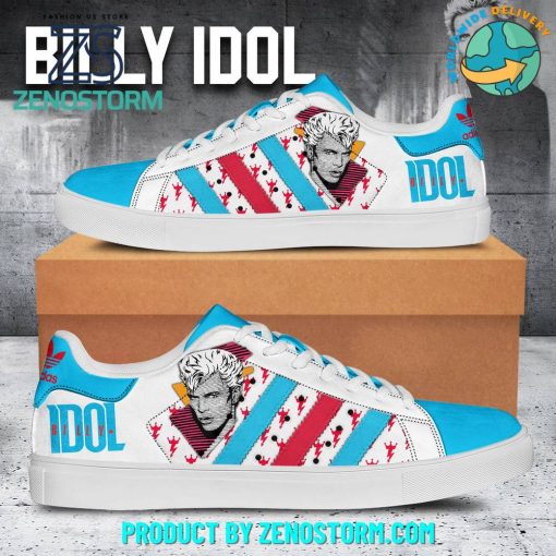 Billy Idol Special Adidas Stan Smith Shoes