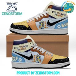 Bluey Cartoon Heeler Family Nike Air Jordan 1