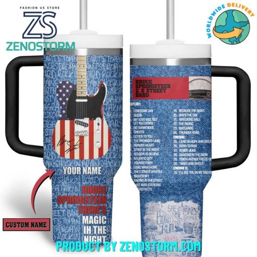 Bruce Springsteen 2024 Tour Customized Stanley Tumbler