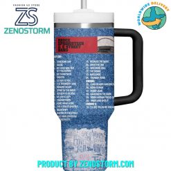 Bruce Springsteen 2024 Tour Customized Stanley Tumbler