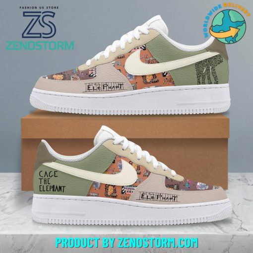 Cage The Elephant Neon Pill Tour 2024 Nike Air Force 1