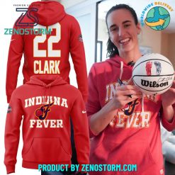 Caitlin Clark Indiana Fever Hoodie Red