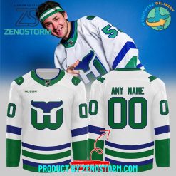 Carolina Hurricanes Hartford Whalers Customized Hockey Jersey