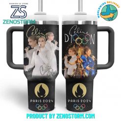 Celine Dion Olympic Paris 2024 Stanley Tumbler