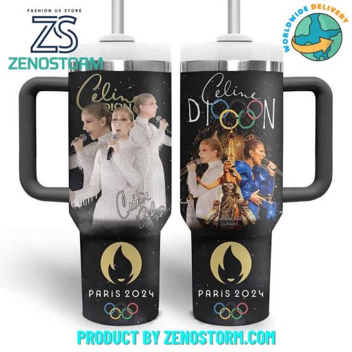 Celine Dion Olympic Paris 2024 Stanley Tumbler