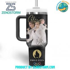 Celine Dion Olympic Paris 2024 Stanley Tumbler