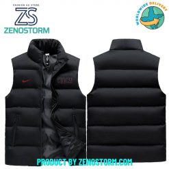 Cincinnati Reds Baseball Team Back in Cincy Sleeveless Puffer Down Vest