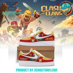 Clash Of Clans Eat Sleep Clash Repeat Nike Air Force 1