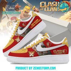 Clash Of Clans Eat Sleep Clash Repeat Nike Air Force 1