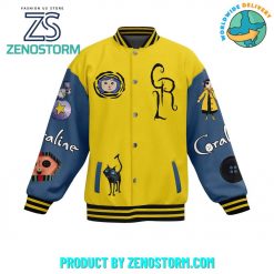 Coraline Be Wise Be Brave Be Tricky Baseball Jacket