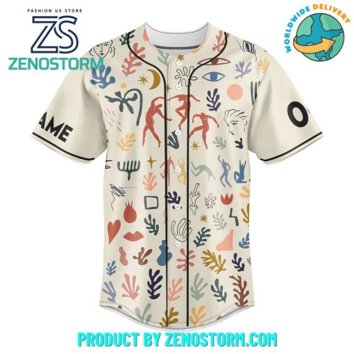 Creativity Takes Courage Custom Name Baseball Jersey