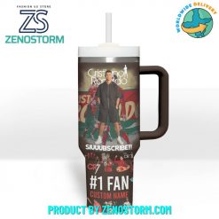 Cristiano Ronaldo Gift For Fan Customized Stanley Tumbler