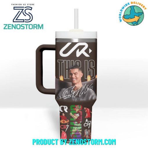 Cristiano Ronaldo Gift For Fan Customized Stanley Tumbler