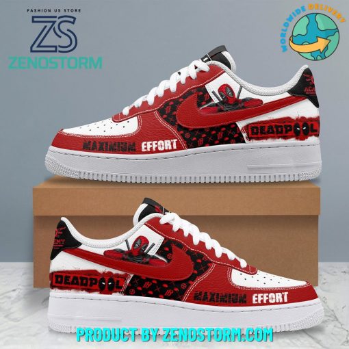 Deadpool Maximum Effort Limited Edition Nike Air Force 1