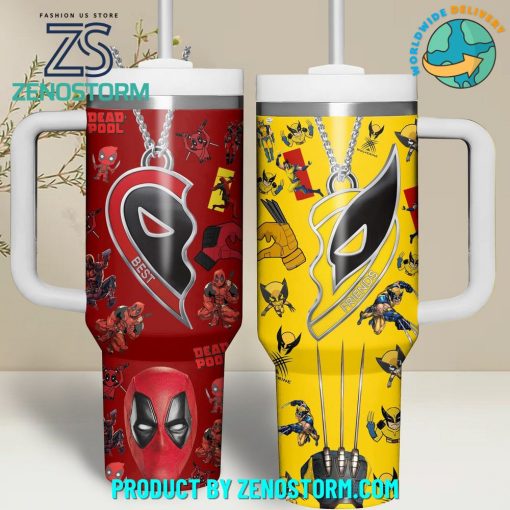 Deadpool x Wolverine Friends Stanley Tumbler