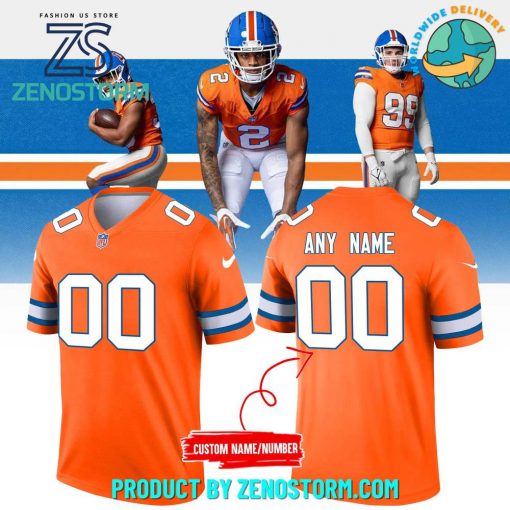 Denver Broncos NFL Throwback Football Jersey