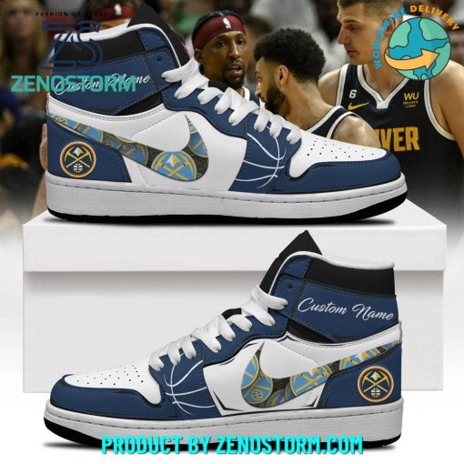 Denver Nuggets NBA 2024 Personalized Nike Air Jordan 1