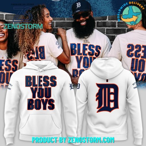 Detroit Tigers MLB Bless You Boys Combo Hoodie