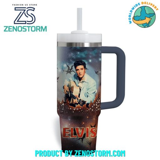 Elvis Presley The King Happy Halloween Stanley Tumbler