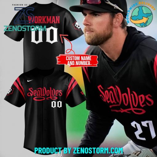 Erie SeaWolves MLB Limited Edition Customized Baseball Jersey