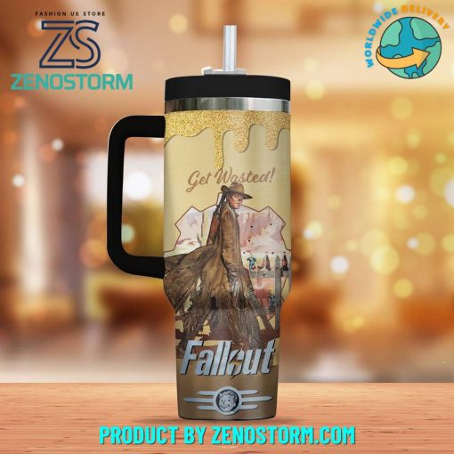 Fallout American TV Series Get Wasted Stanley Tumbler