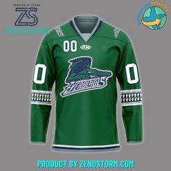 Florida Everblades Custom Name Green Hockey Jersey