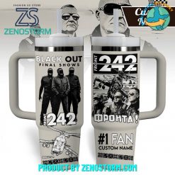 Front 242 Band Black Out Final Shows Customized Stanley Tumbler