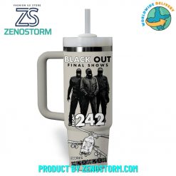 Front 242 Band Black Out Final Shows Customized Stanley Tumbler