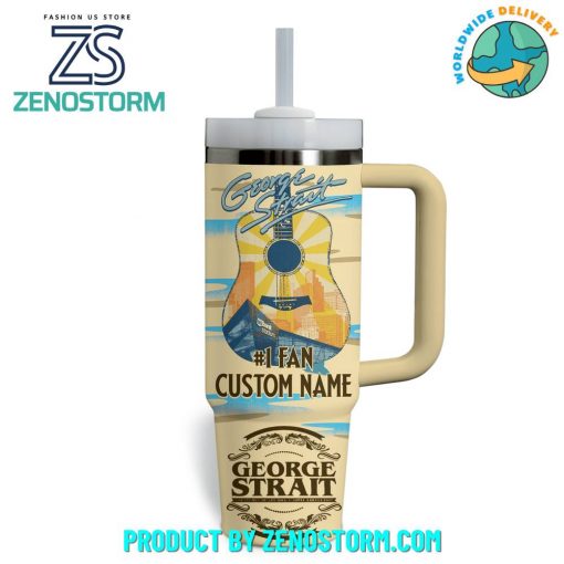 George Strait Country Singer Customized Stanley Tumbler