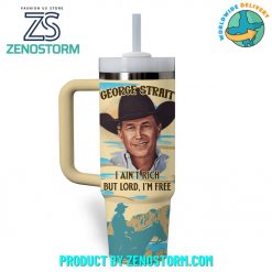 George Strait Country Singer Customized Stanley Tumbler