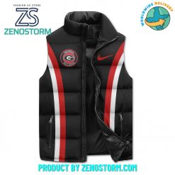 Georgia Bulldogs Go Dawgs Sleeveless Puffer Down Vest