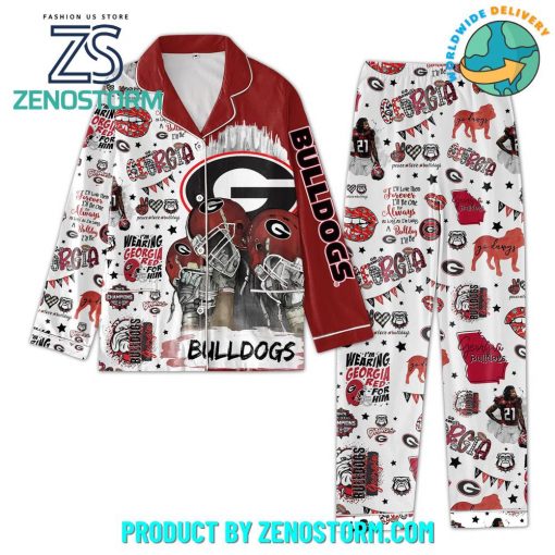 Georgia Bulldogs NCAA Football Pajamas Set