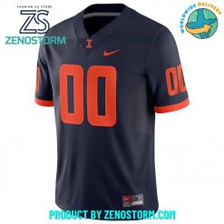 Illinois Fighting Illini NCAA Custom Game Football Jersey