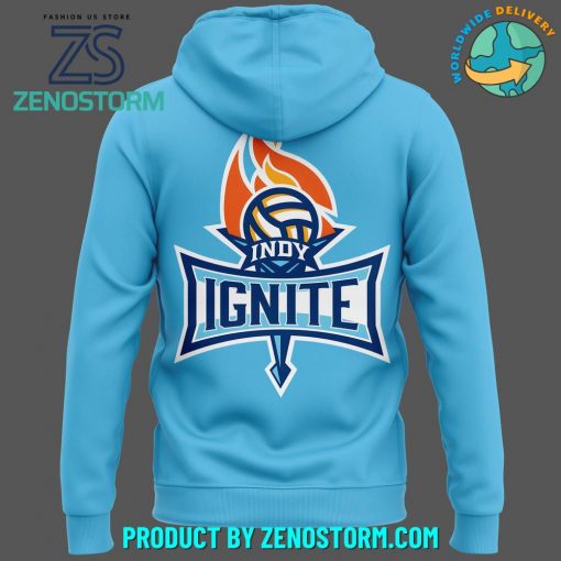 Indy Ignite Pro Volleyball 2024 Sky Blue Hoodie, Pants