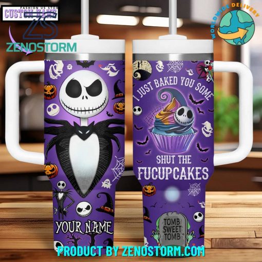 Jack Skellington Fucupcakes Customized Stanley Tumbler