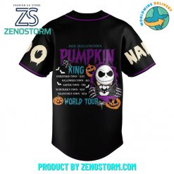 Jack Skellington Pumpkin World Tour Customized Baseball Jersey