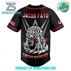 Jacob Fatu WWE Samoa Destroyer Custom Name Baseball Jersey