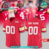 Kansas City Chiefs NFL Personalized White Football Jersey