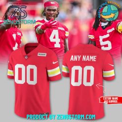 Kansas City Chiefs NFL Personalized Red Football Jersey